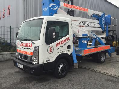 Alquiler de Plataforma Sobre Camion