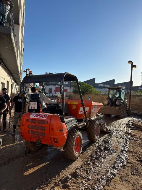 JOFEMESA: Solidaridad y Maquinaria En Acción Durante La DANA En Algemesí, Valencia